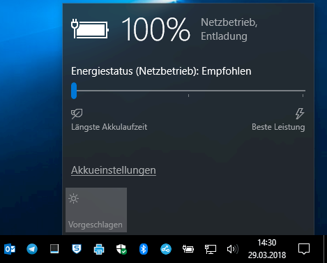 Why am I not told that my Windows 10 laptop is on network