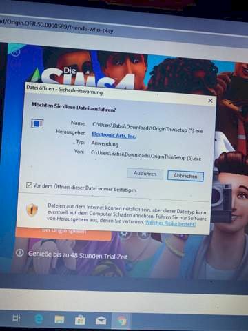 Why can t I install Origin on my laptop