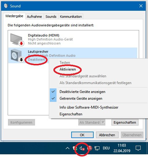 Windows 10 is no sound again