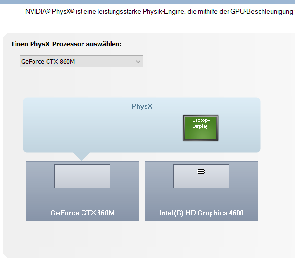 Is the PhysX configuration set correctly