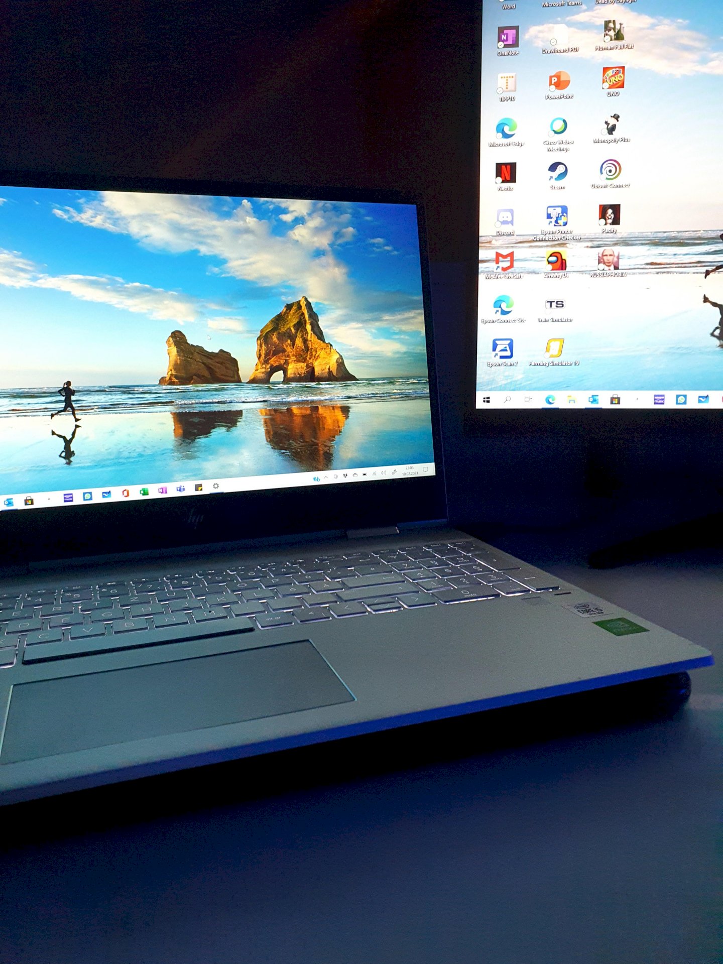 How to choose the primary screen with 2 screens