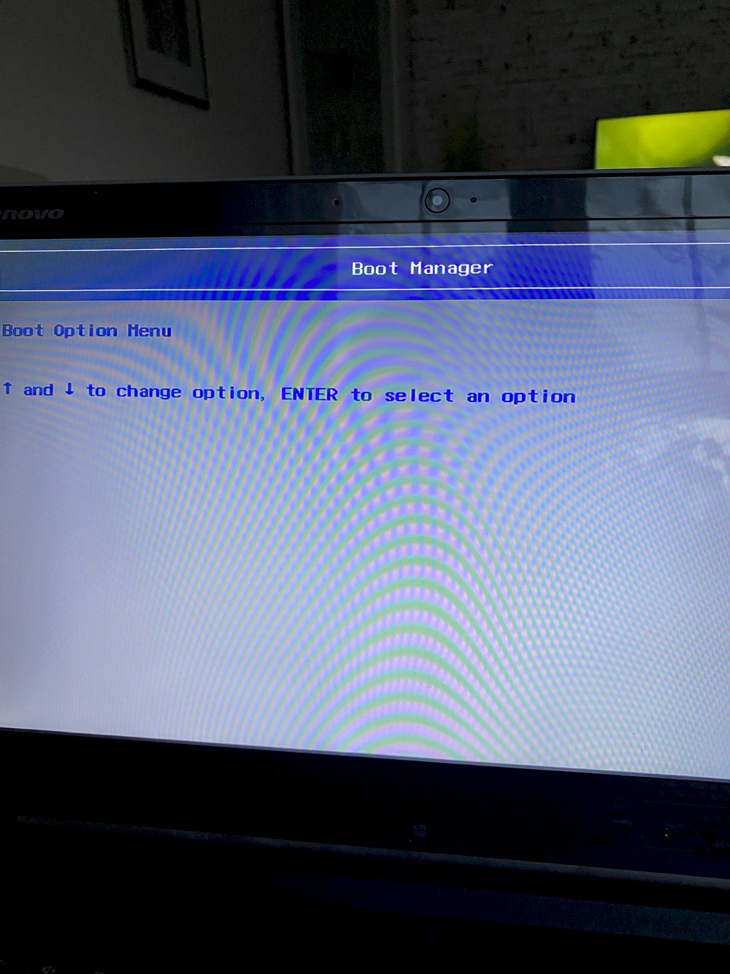After booting up the laptop, do I get to the Boot Manager - 1