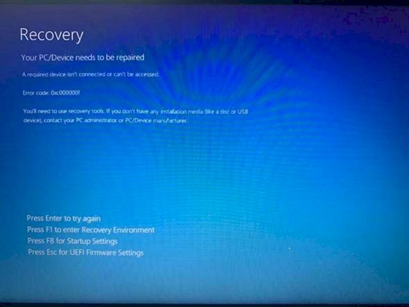 What kind of laptop problem is that