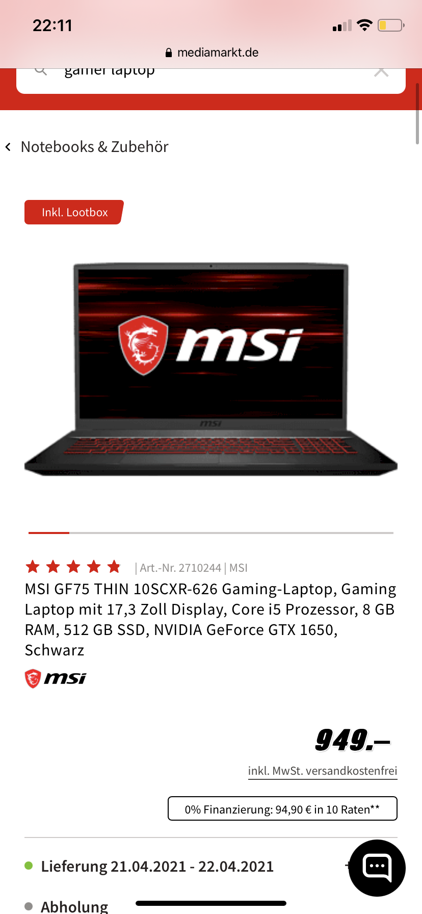 Is this gamer laptop recommended