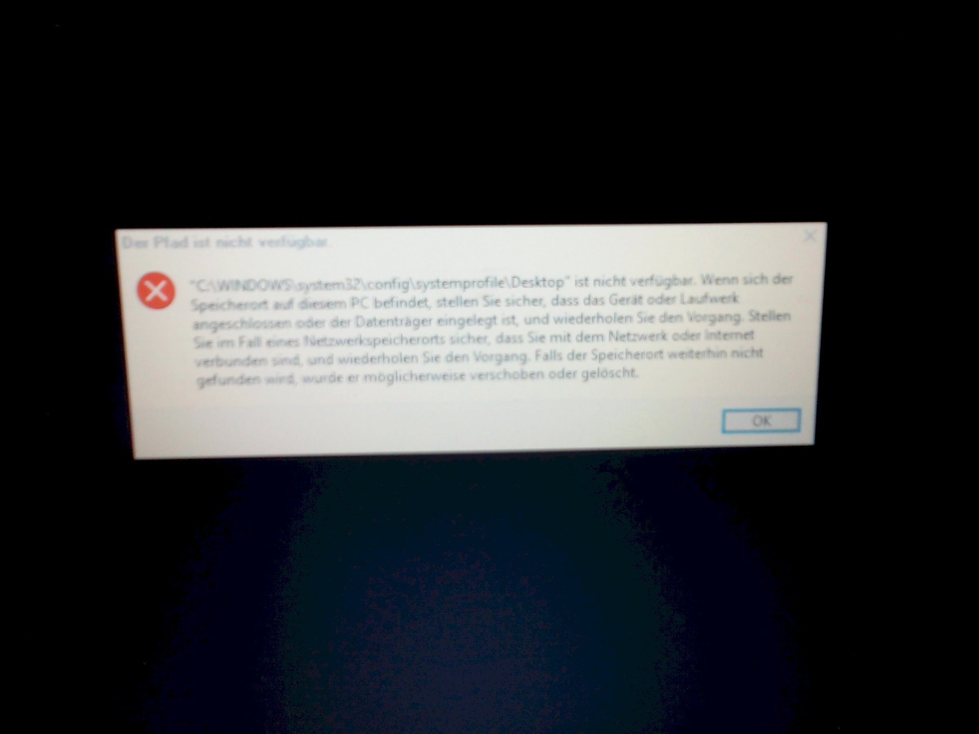 Win 10 does not start, only blue screen