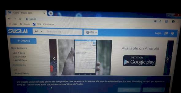 Does this website also appear for you