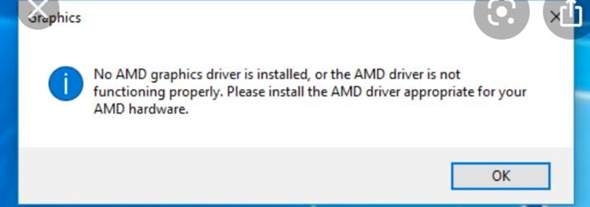 AMD driver error