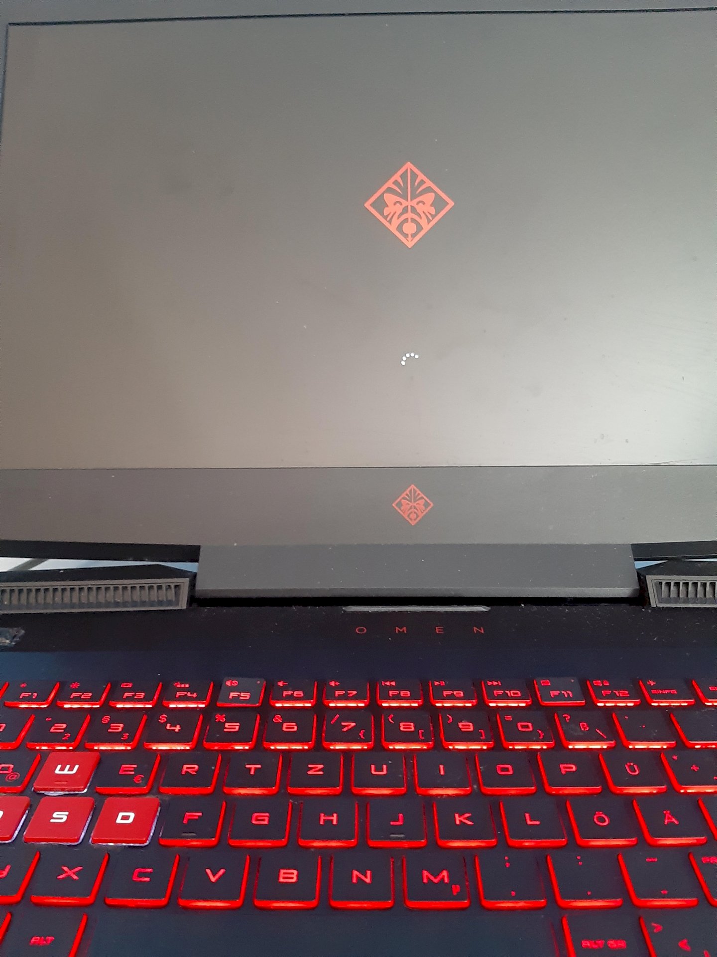 Hp Omen laptop charges all the time when booting what to do
