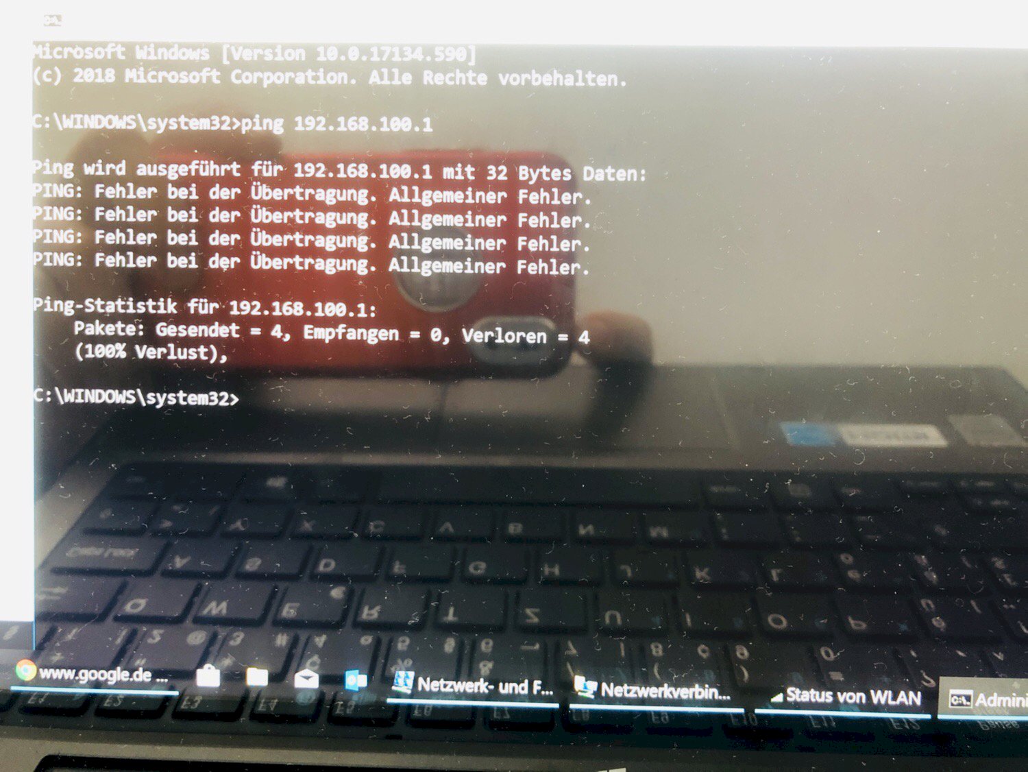 Problems with WLAN Windows 10