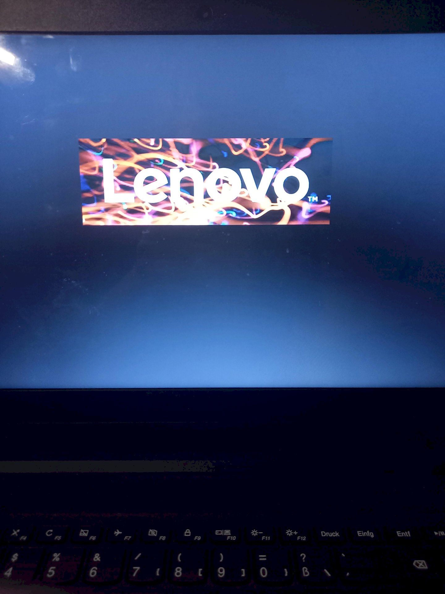 Lenovo laptop stuck on logo what to do