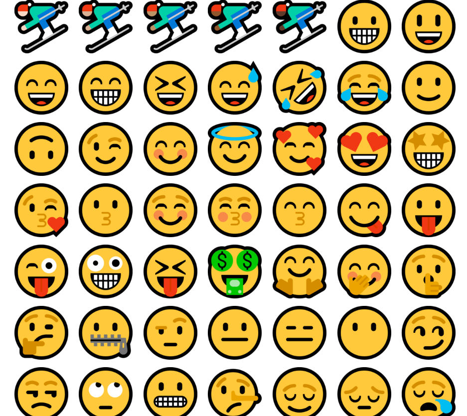 Emoji look different - 1