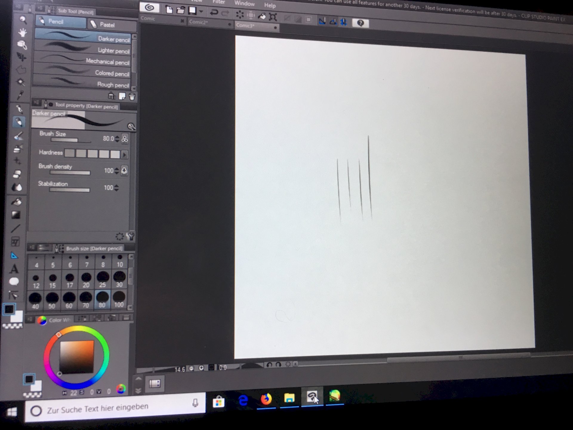 Paint Tool Sai, no pressure sensitivity - 1