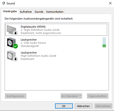 Microphone takes over output