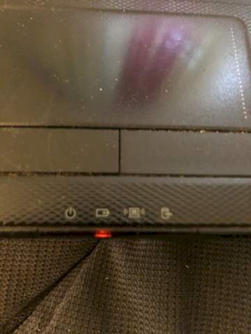 Lenovo laptop makes noise but everything black