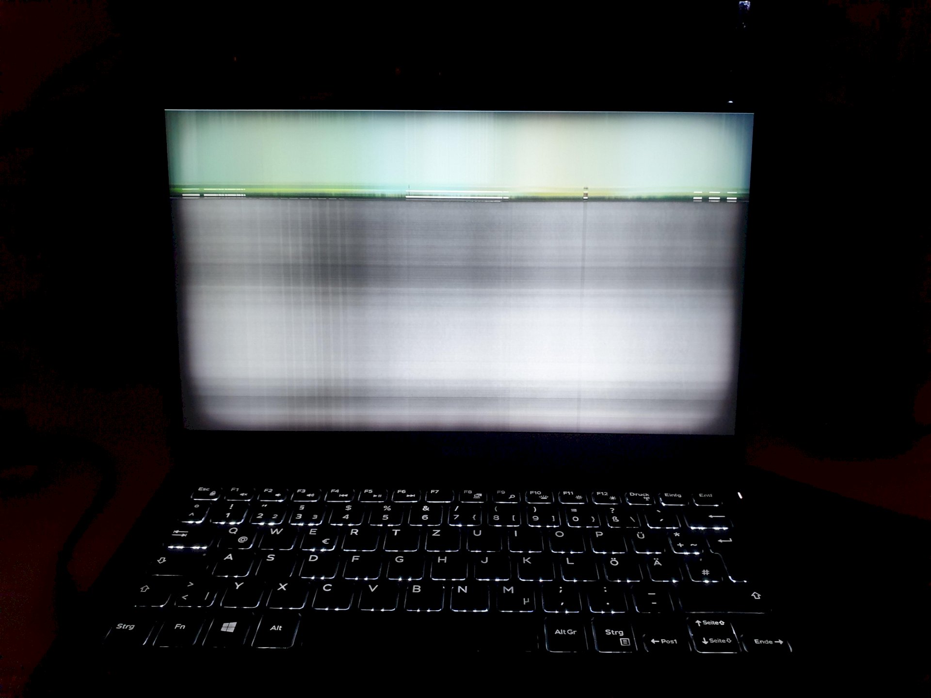 Pixelated your laptop screen