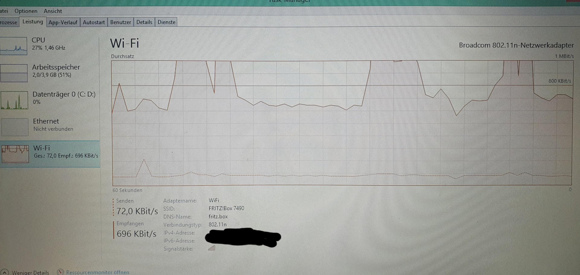 Internet problems laptop