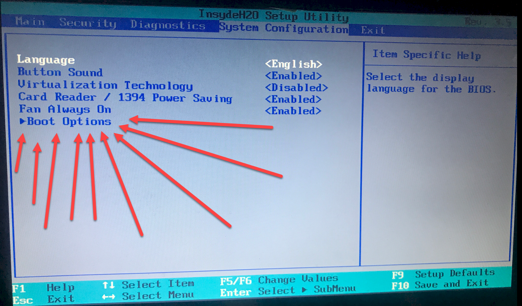 Virtualization enable BIOS