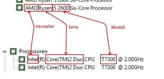What processor type and processor manufacturer does my laptop have