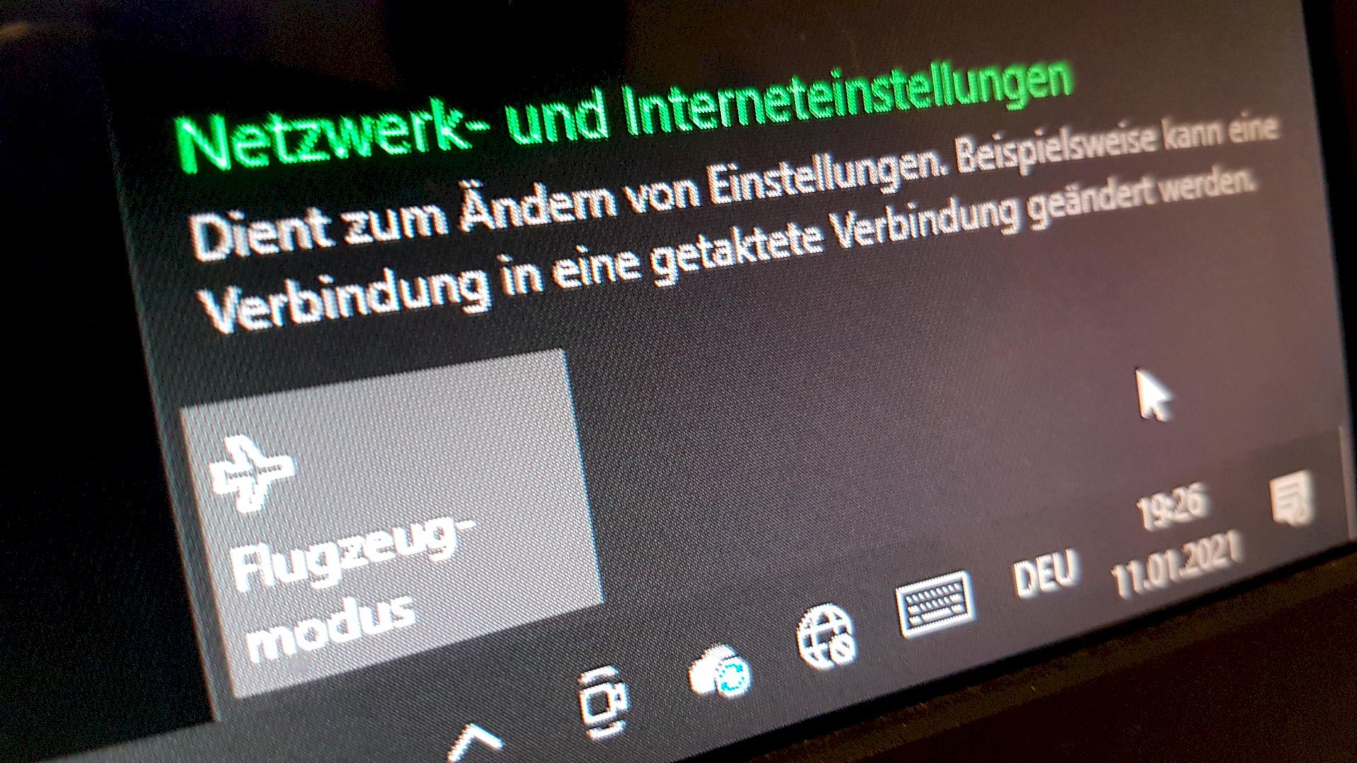 Ethernet no longer wants to connect