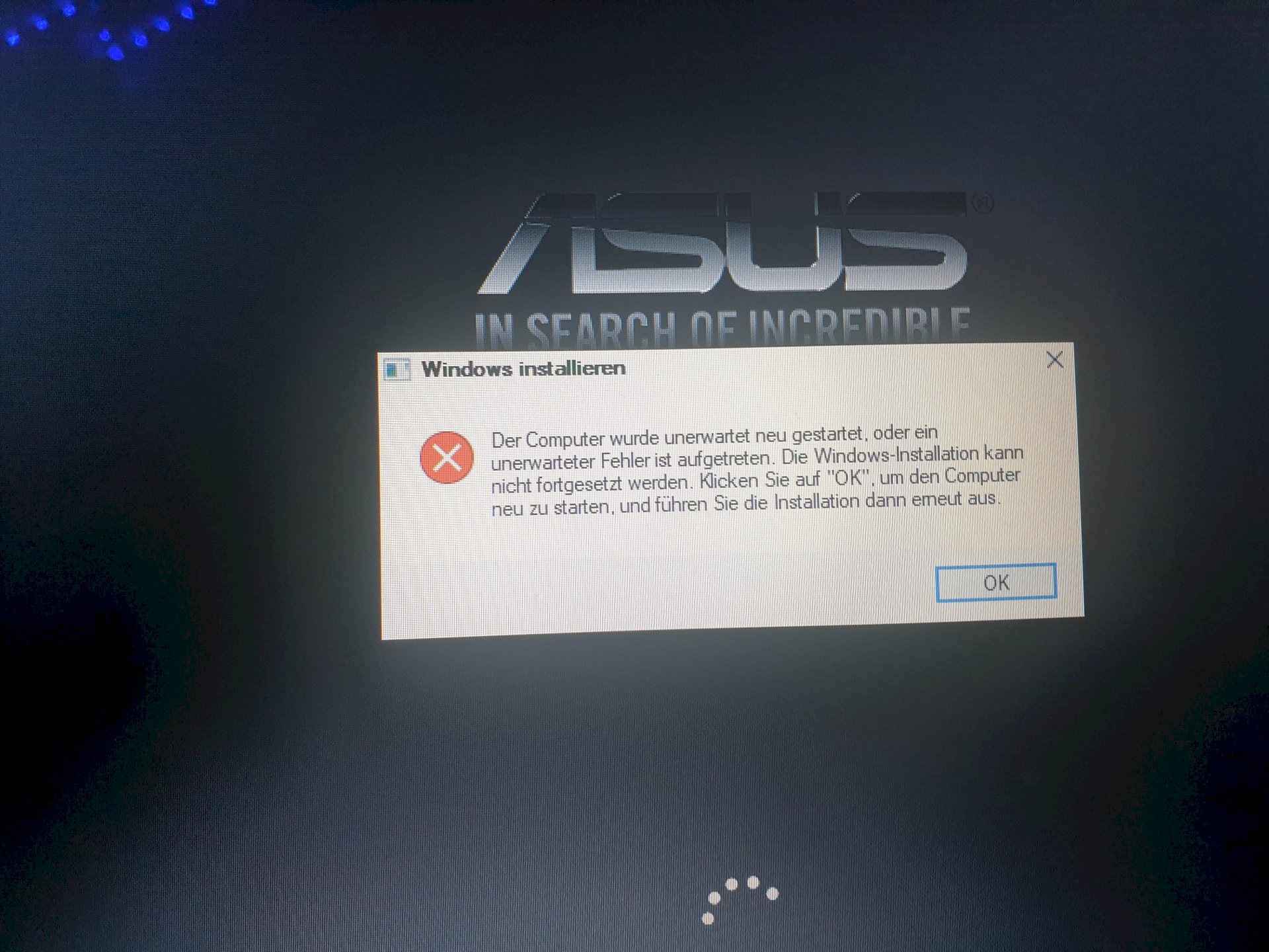 Windows reinstallation