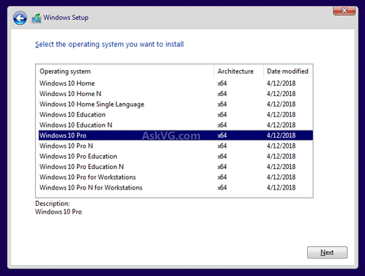 Windows reload: is 10 Pro instead of 10 Home