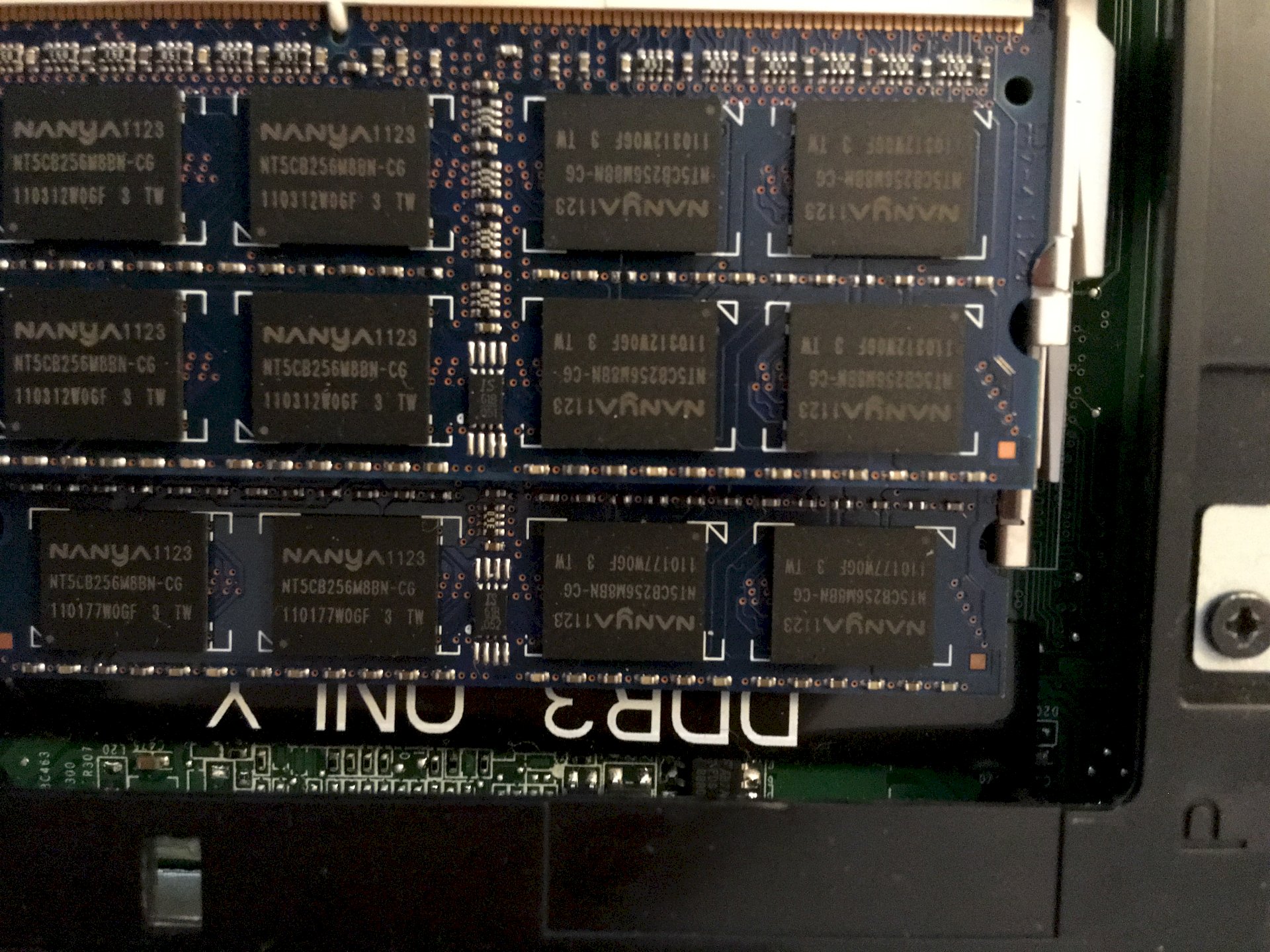 Read memory specification from the photo