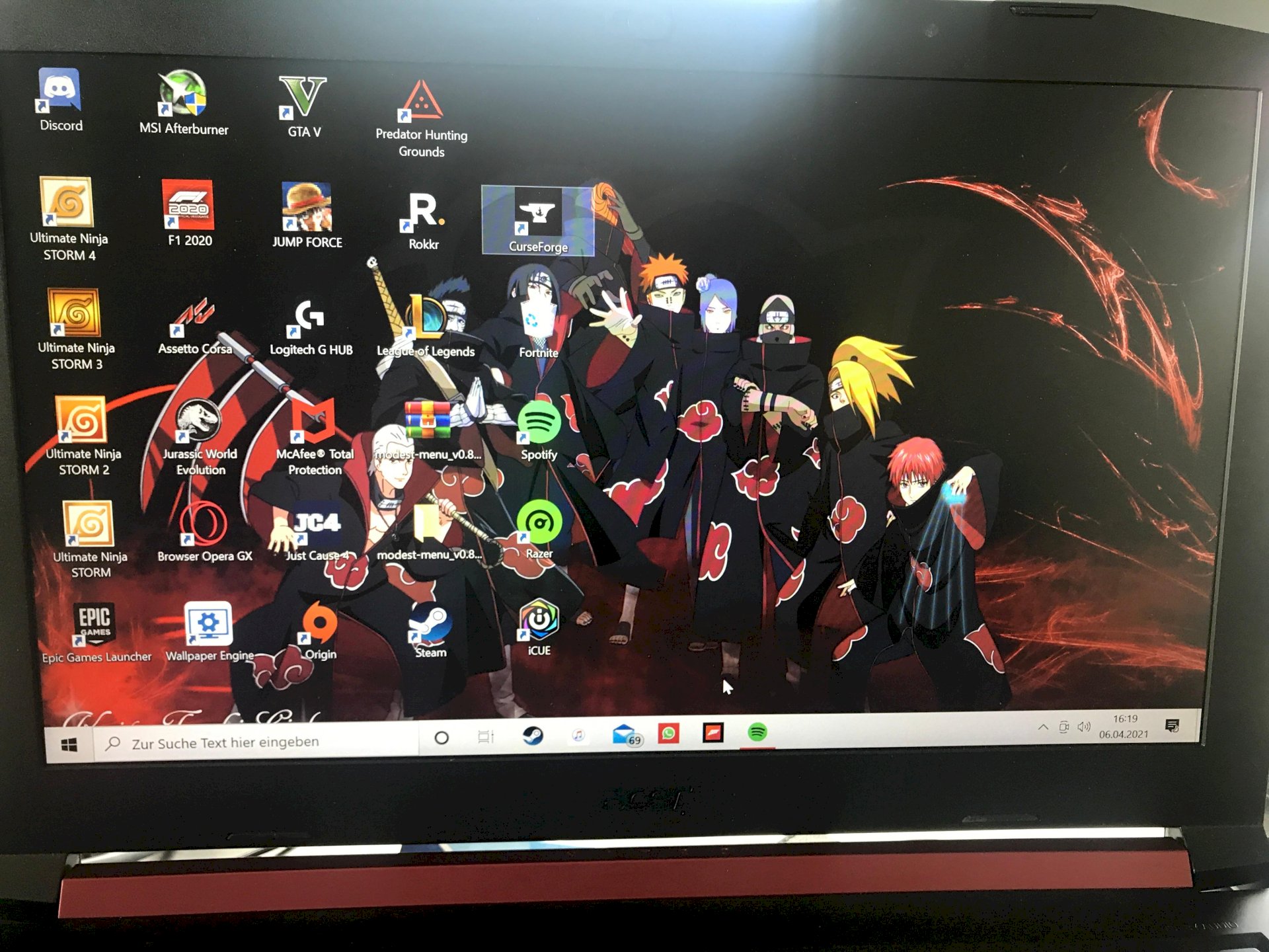 How do I change the desktop display