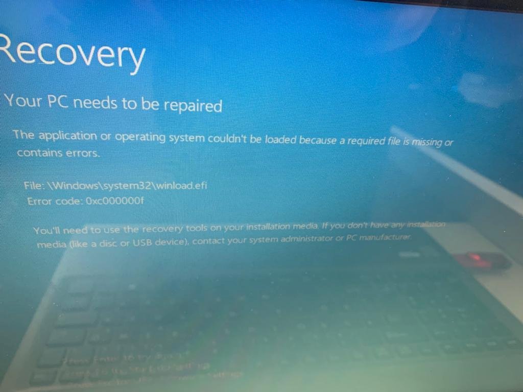 Windows 10 hard drive error - 1