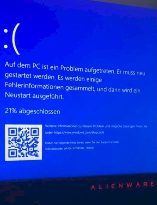 Blue screen WHEA Internal Error - how to fix