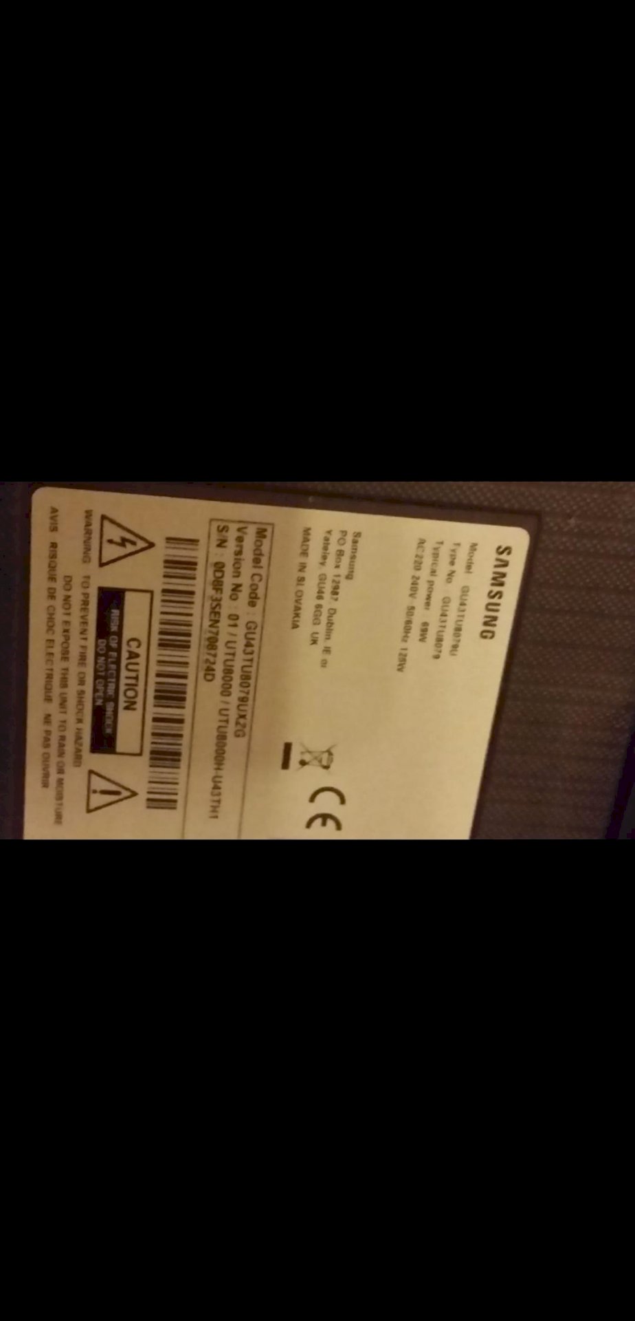 Watching videos with a laptop on the TV Samsung