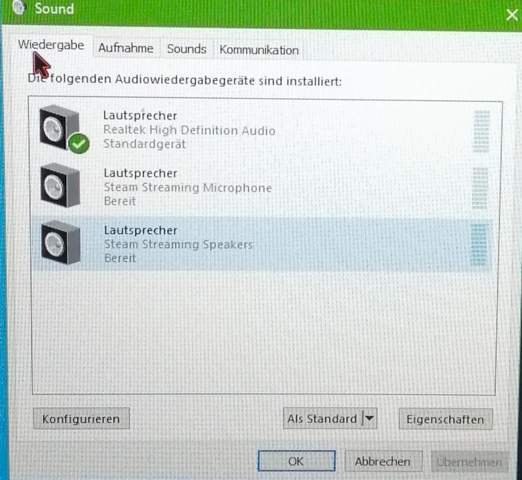 TV does not appear as audio source
