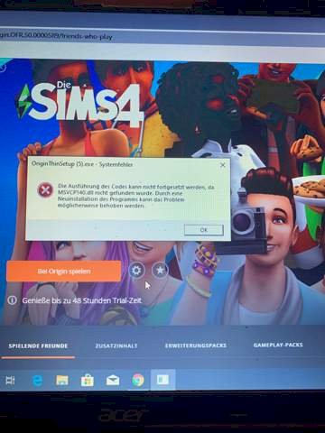 Why can t I install Origin on my laptop - 1