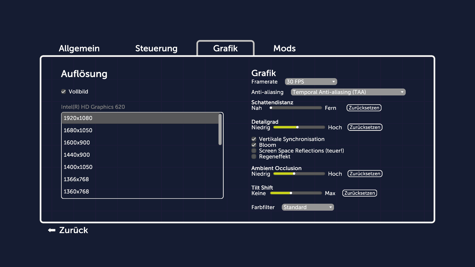 How can I optimize the settings for my PC - 1