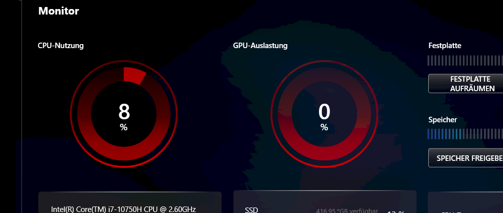 CPU usage fluctuates greatly MSI laptop - new- - 1