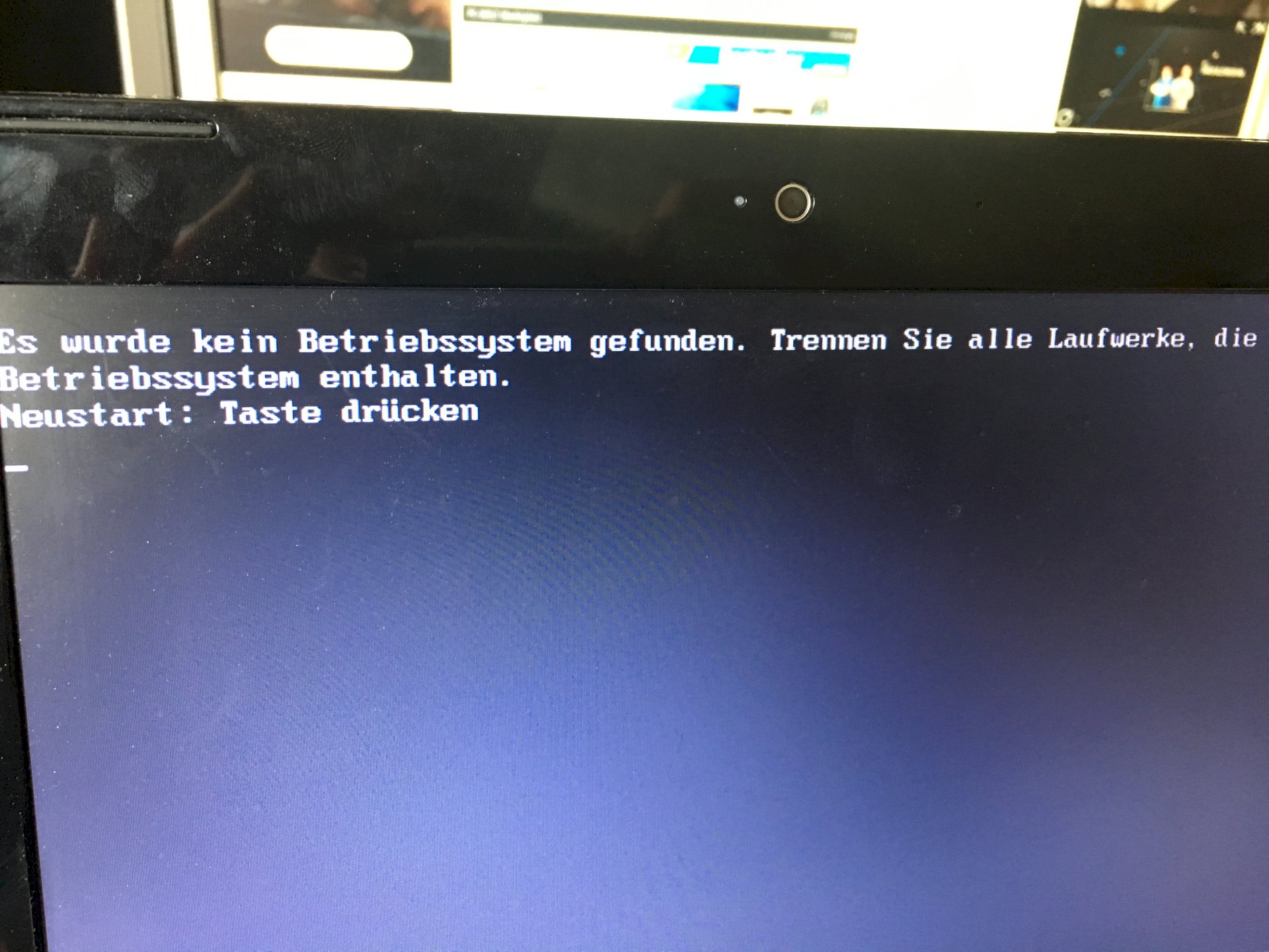 HP laptop Bootet not