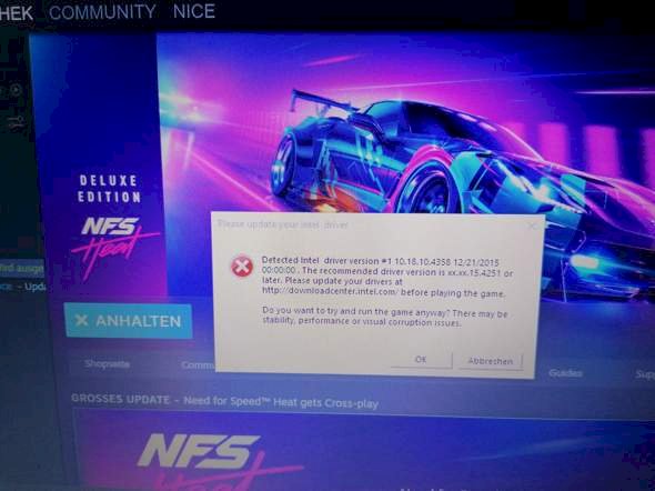 Need for speed not working - 2