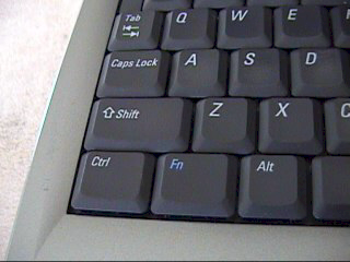 FN button is engaged