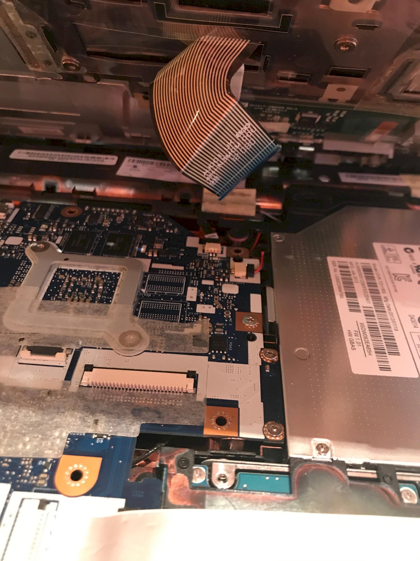 Laptop keyboards cables
