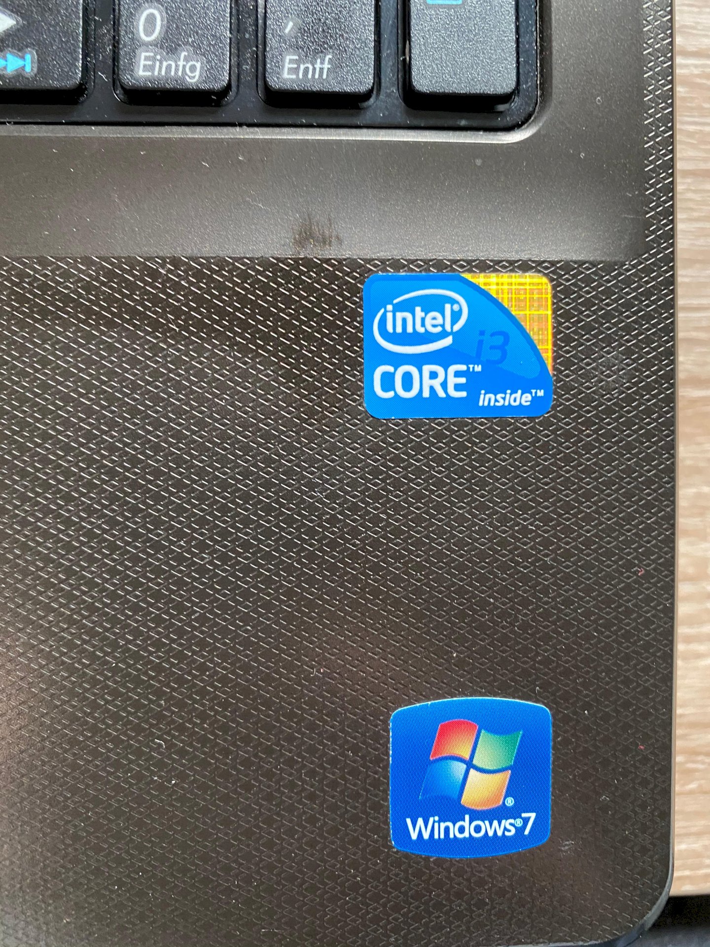 Sticker on laptop survey