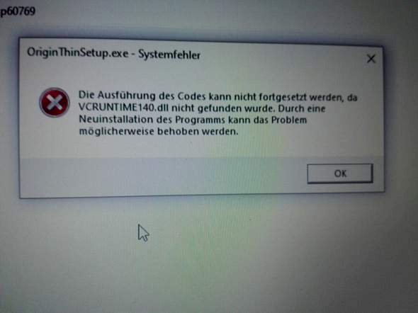 Origin can t be downloaded to the laptop