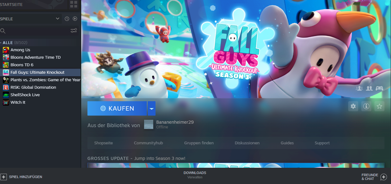 All games gone on Steam