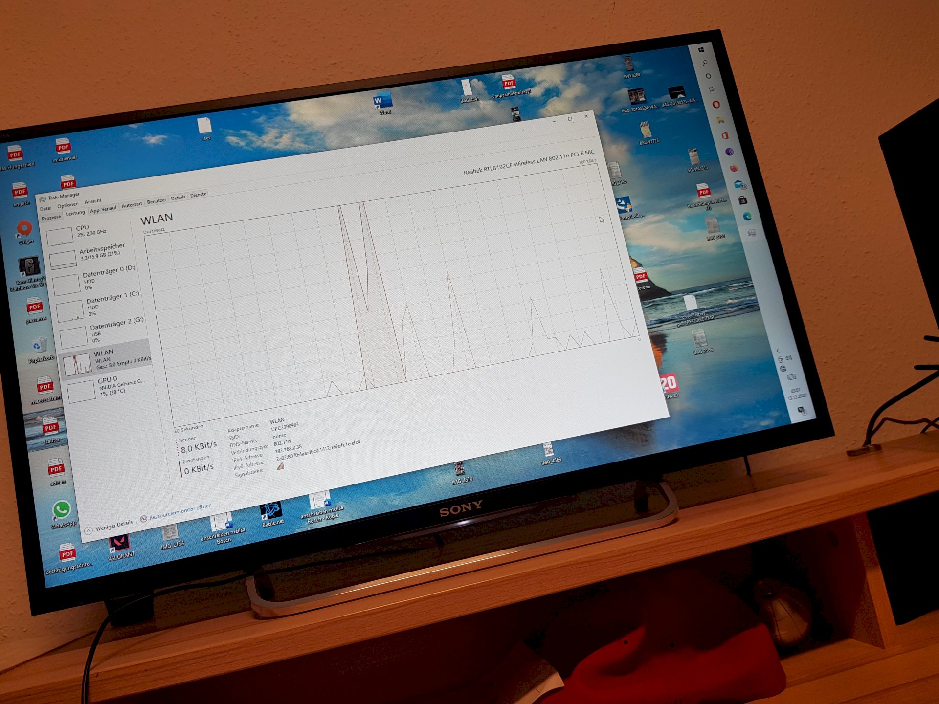 Why is there so little internet getting to my PC