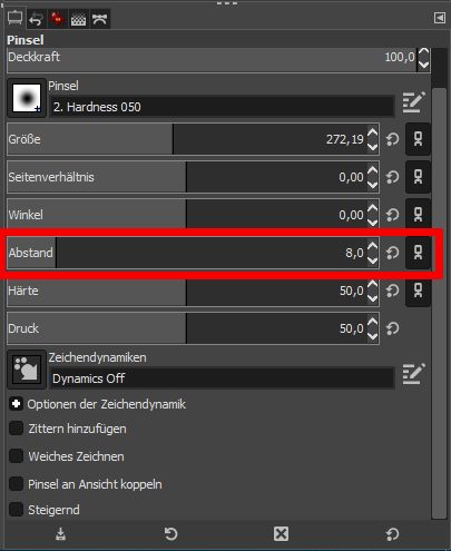 GIMP 2.10 - brush jerking