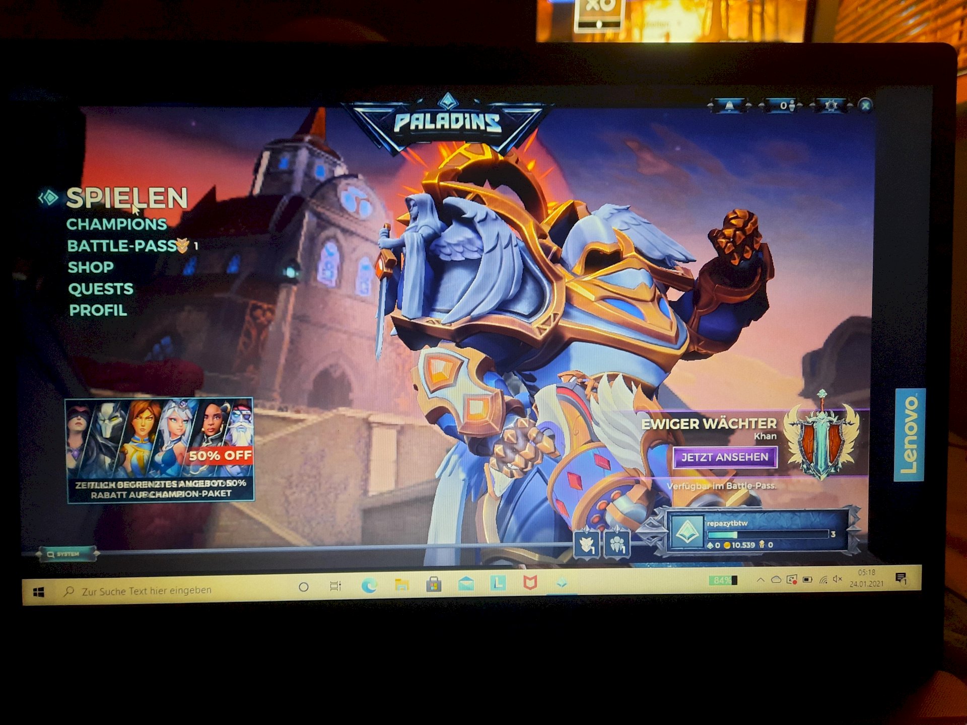 Get full screen while playing laptop PC