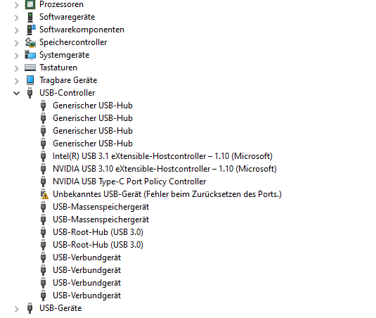 USB desktop hub is not recognized, why