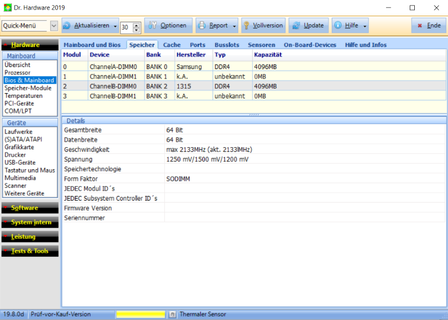 RAM RAM voltage - 1