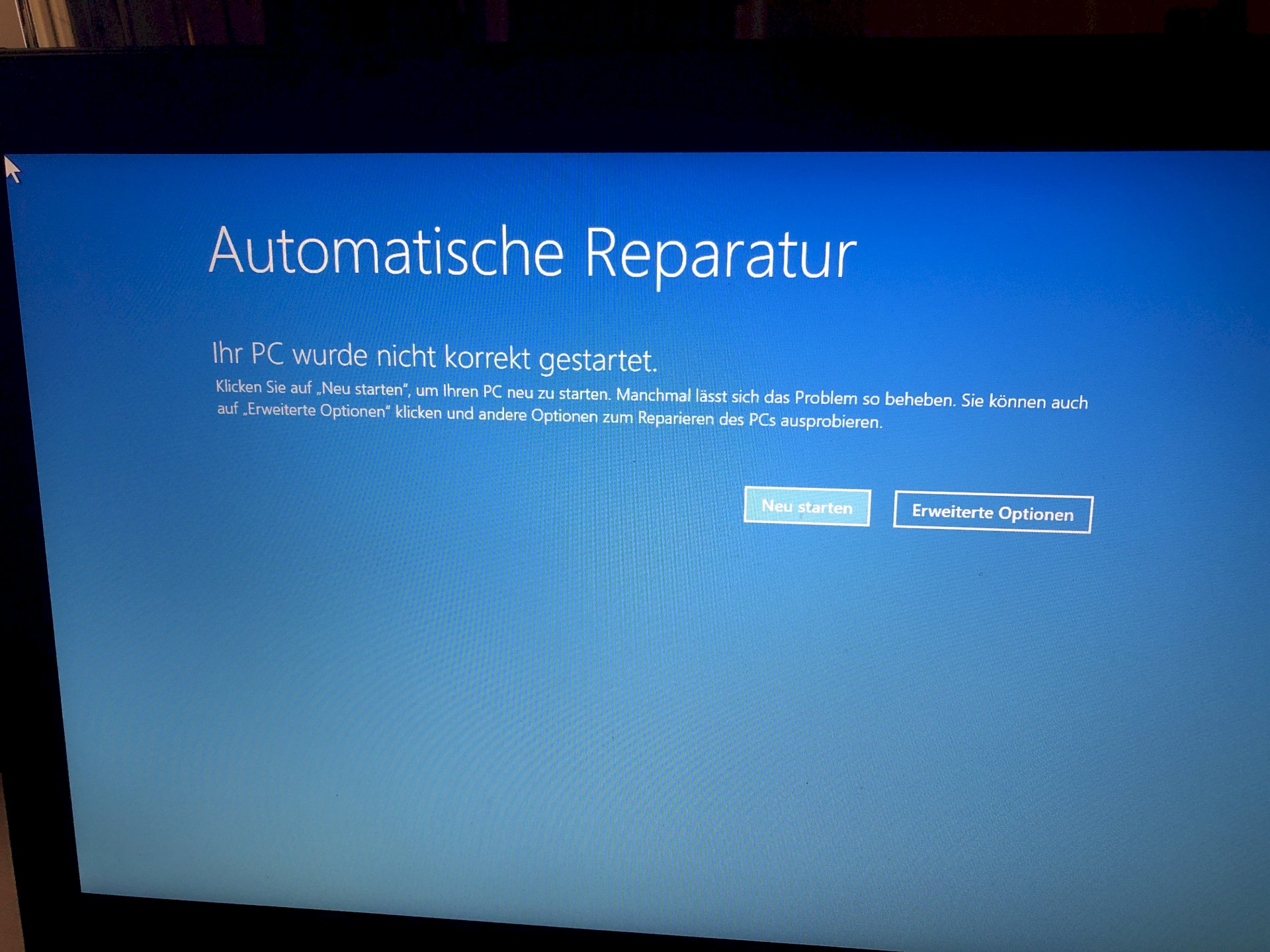 How can I restart the PC normally