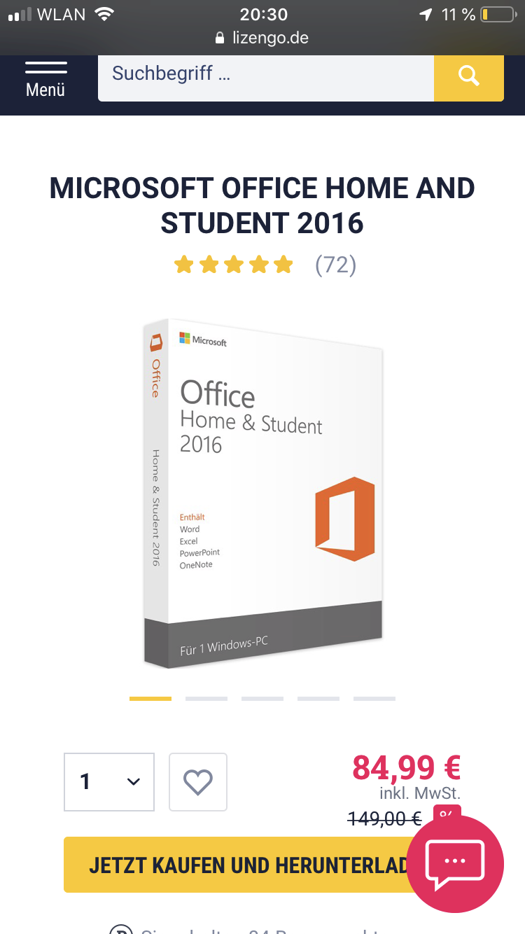 Office 2016 for all operating systems - 1