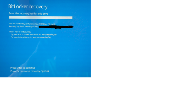 Bitlock recoverykey